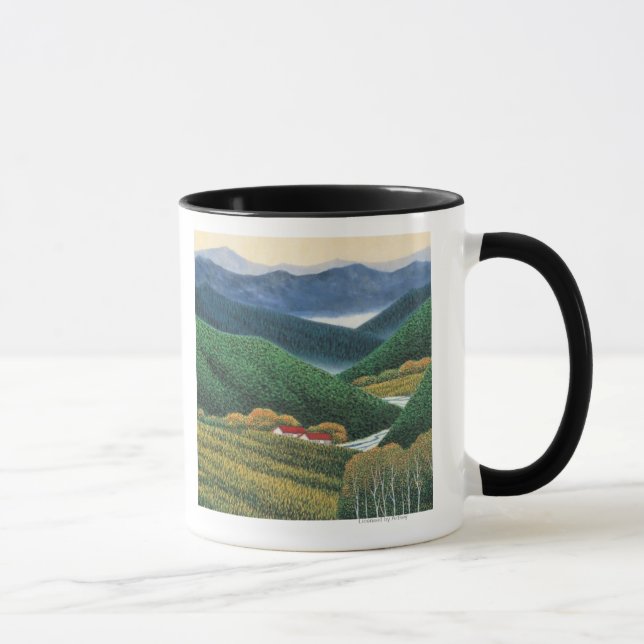 Frühlings-Berge Tasse (Rechts)