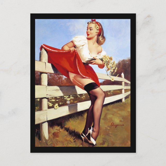 Frühlings-Blume Postkarte (Vorderseite)