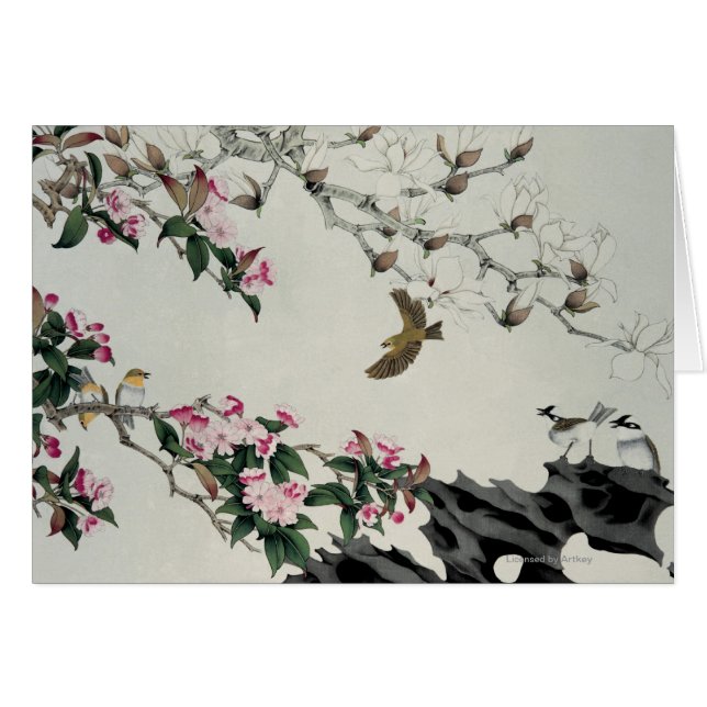 Frühlings-Blumen (Vorderseite (Horizontal))