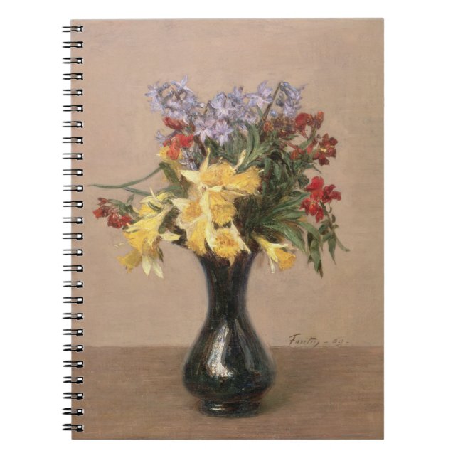 Frühlings-Blumen, 1869 (Öl auf Leinwand) Notizblock (Vorderseite)