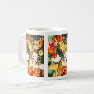 Frühlings-Blumen. Feine Kaffeetasse