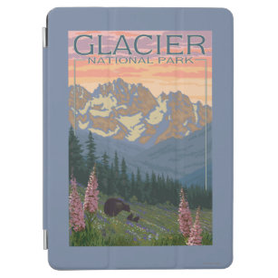 Frühlings-Blumen - Gletscher-Nationalpark, M.Ü. iPad Air Hülle