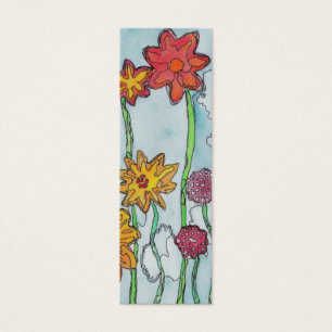 Frühlings-Blumen-Lesezeichen