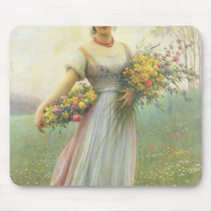 Frühlings-Blumen Mousepad