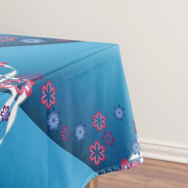 Frühlings-Blumen Tischdecke (Beispiel)
