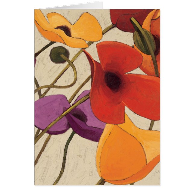 Frühlings-Blumen und Stämme (Vorne)