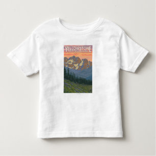 Frühlings-Blumen - Yellowstone Nationalpark Kleinkind T-shirt