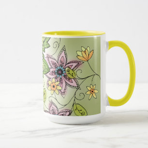 Frühlings-Blumenkaffee-Tasse Tasse