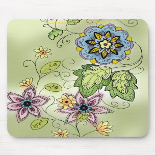 Frühlings-Blumenmausunterlage Mousepad
