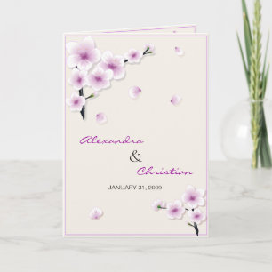 Frühlings-Blüten-Hochzeits-Einladungs-Mitteilung Einladung