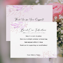 Frühlings-Botanik-Bauernmarkt-Torte Pflege Dankeskarte