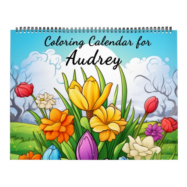 Frühlings-Erwachsenen-Malender-Kalender Kalender (Titelbild)