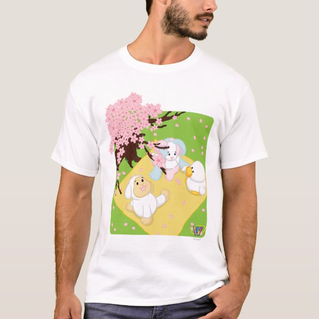 Frühlings-Feier-Picknick T-Shirt (Vorderseite)