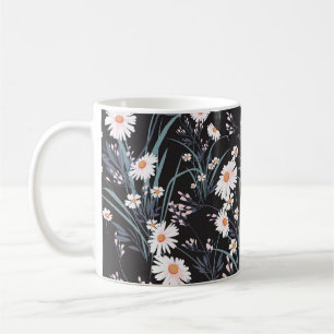 Frühlings-Gänseblümchen-Blumen nahtloses Design Kaffeetasse