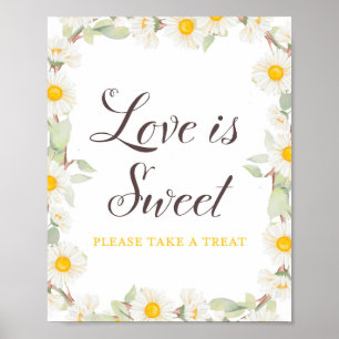 Frühlings-Gänseblümchen-Themen-Hochzeit   Baby Sho Poster