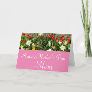 FRÜHLINGS-GARTEN GLÜCKLICHER MUTTERTAG MAMA INDIVI KARTE
