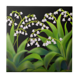 Frühlings-Garten-Lilie der Tal-Blumen-Fliese Fliese