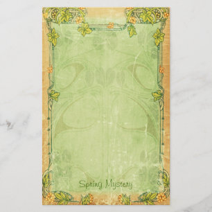 Frühlings-Geheimnis - Kunst Nouveau Briefpapier