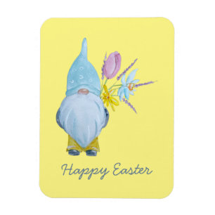 Frühlings-Gnom Frohe Ostern Magnet