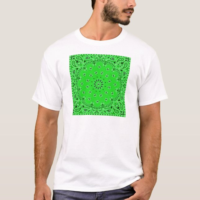 Frühlings-grüner T-Shirt (Vorderseite)