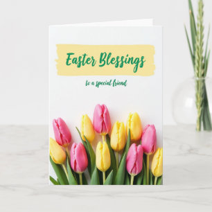 Frühlings-Grußkarte mit Blumenmotiv Karte