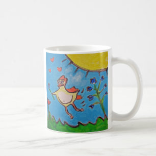 Frühlings-Huhn-Morgen-Tasse Tasse