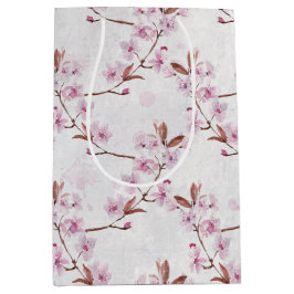Frühlings-Kirsche-Blossom-Zweige Mittlere Geschenktüte