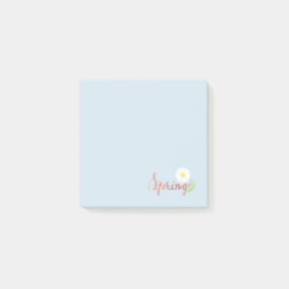 Frühlings-klebrige Anmerkungen Post-it Klebezettel