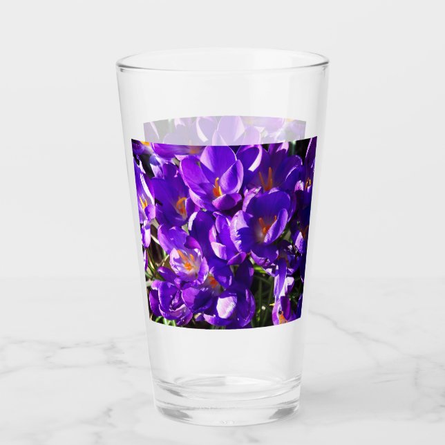 FRÜHLINGS-KROKUS GLAS (Vorderseite)