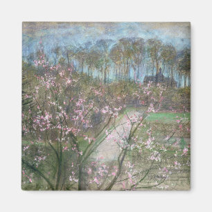 Frühlings-Landschaft Magnet