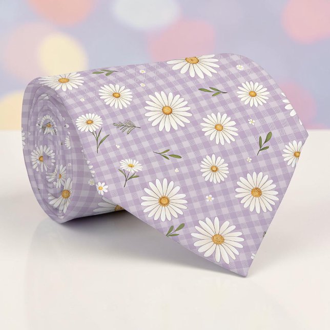 Frühlings-Lavendel-Blumen-Schlips Krawatte (Von Creator hochgeladen)
