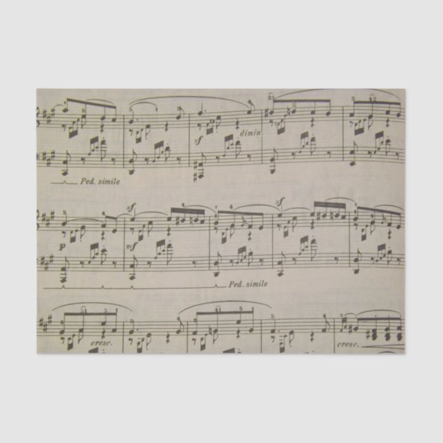 Frühlings-Lied Seidenpapier (Vorderseite)