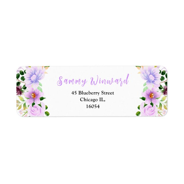 Frühlings-Lila Blüten und Brautpartys (Vorne)