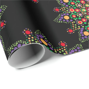 Frühlings-Mandala - Geschenkpapier