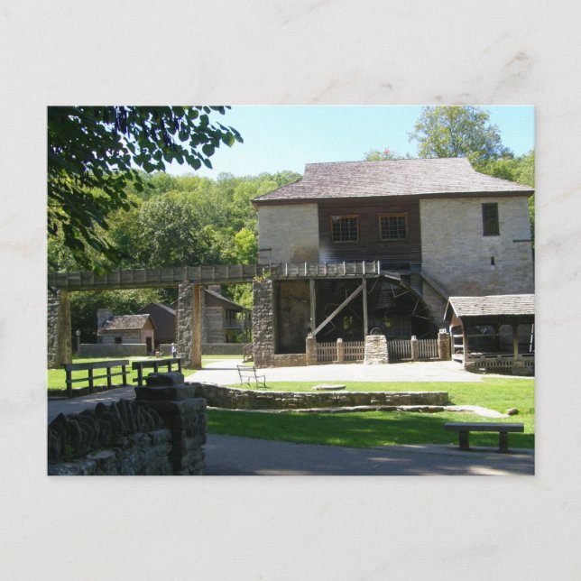 Frühlings-MühlStaats-Park-Postkarte Postkarte (Vorderseite)