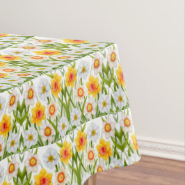 Frühlings-Narzissen-Garten-Blumen-Tischdecke Tischdecke
