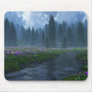 Frühlings-Nebenfluss Mousepad