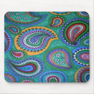 Frühlings-Paisley-Mausunterlage Mousepad