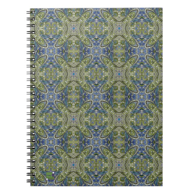 Frühlings-Paisley-Notizbuch Notizblock (Vorderseite)