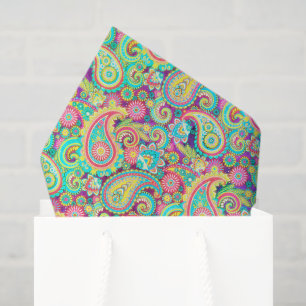 Frühlings-Paisley Seidenpapier