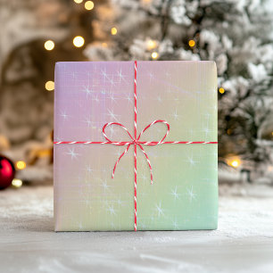 Frühlings-Pastell-Regenbogen-Ombre-Mix Geschenkpapier Set