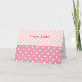 Frühlings-rosa Muster Feiertagskarte