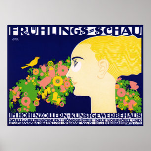 FRUHLINGS SCHAU Messe für Kunst und Handwerk Poster