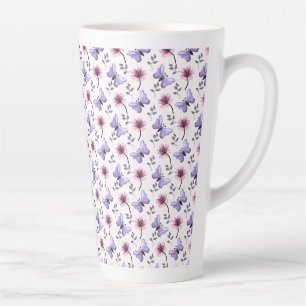 Frühlings-Schmetterling Blumen-Geschenk Milchtasse