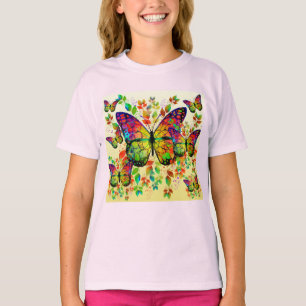 FRÜHLINGS SCHMETTERLINGE FARBENFROHE NATUR T-Shirt