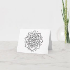 Frühlings-Schneeflocke 2 Notecard Feiertagskarte