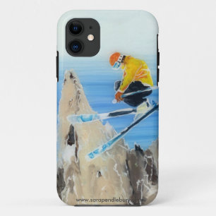 Frühlings-Skifahren bei Flegere Case-Mate iPhone Hülle