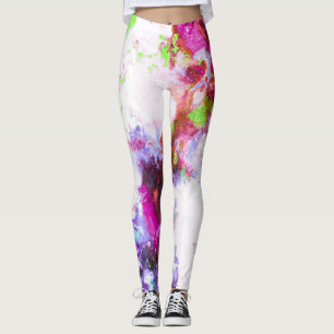 Frühlings-Splash farbenfrohe abstrakte künstlerisc Leggings