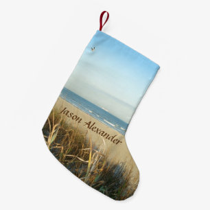 Frühlings-Strand-Szenen-Nr. 3-Gewohnheit Kleiner Weihnachtsstrumpf