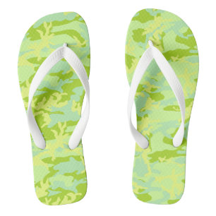 Frühlings-Tarnmuster Flip Flops